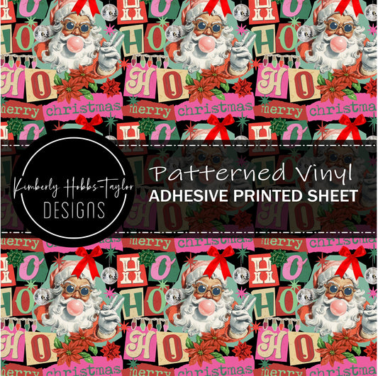 Vintage Santa Collage vinyl