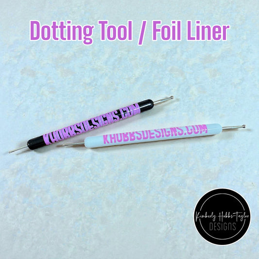 Dotting Tool and Foil Liner