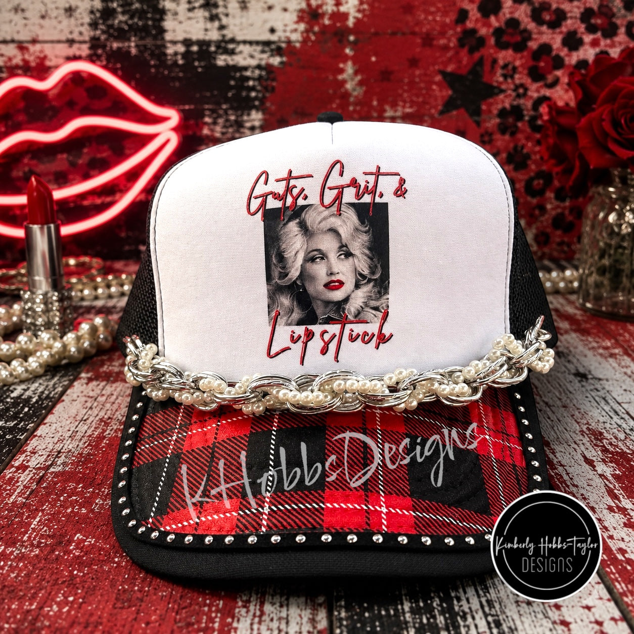 Guts Grit and Lipstick - Trucker Hat