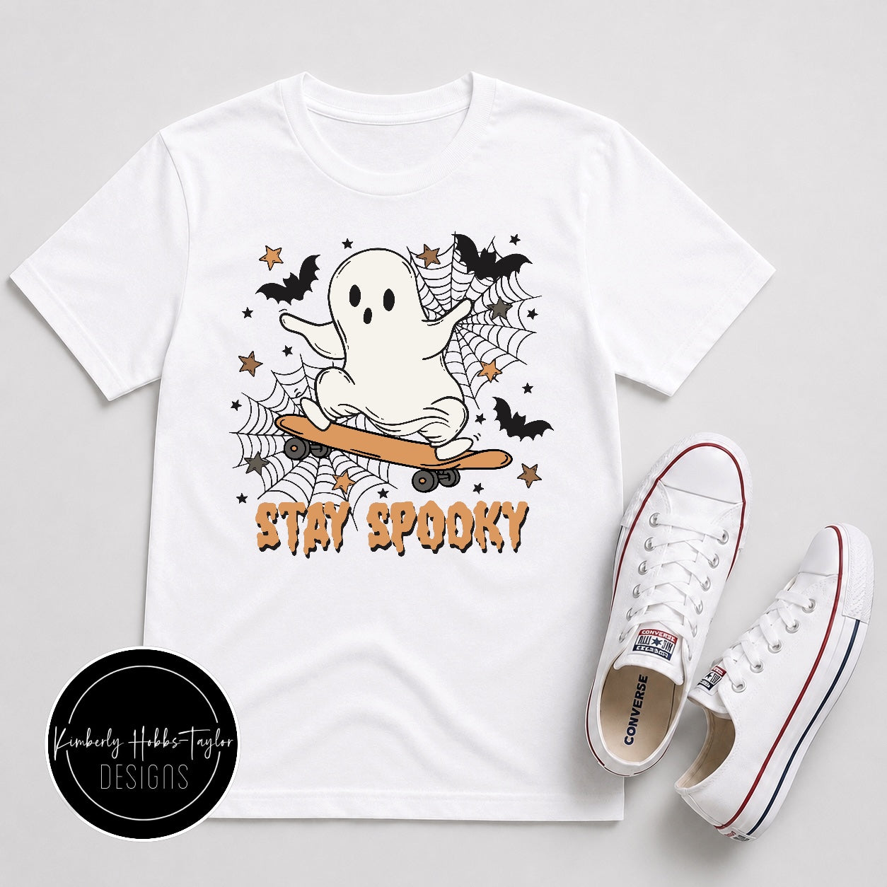 Finished Shirt - Let’s Boo-gie Stay Spooky
