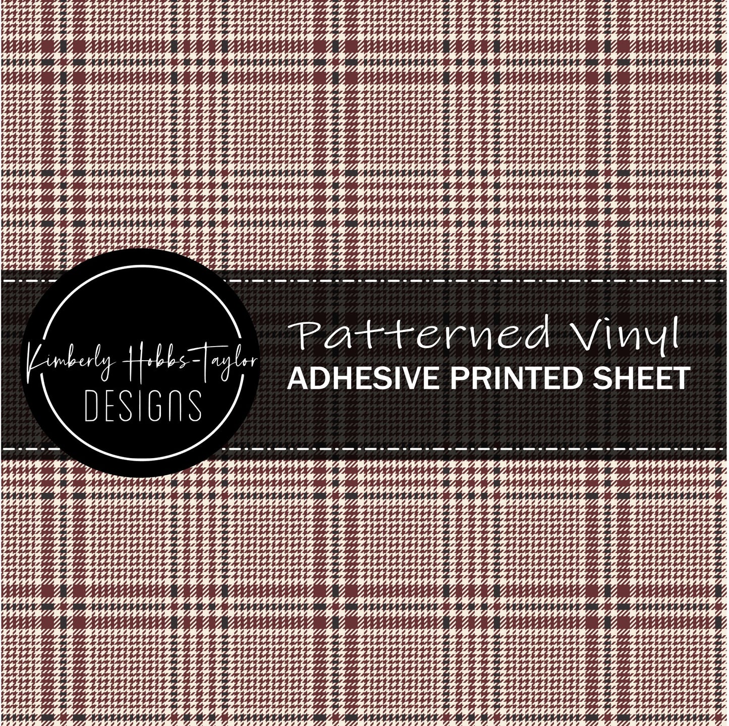 Plum Plaid B vinyl