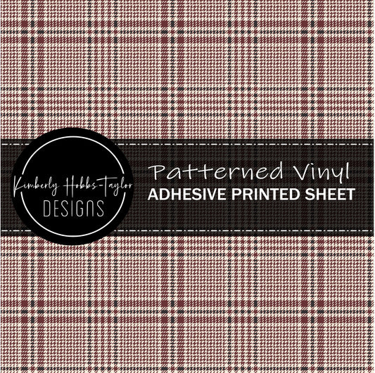 Plum Plaid B vinyl