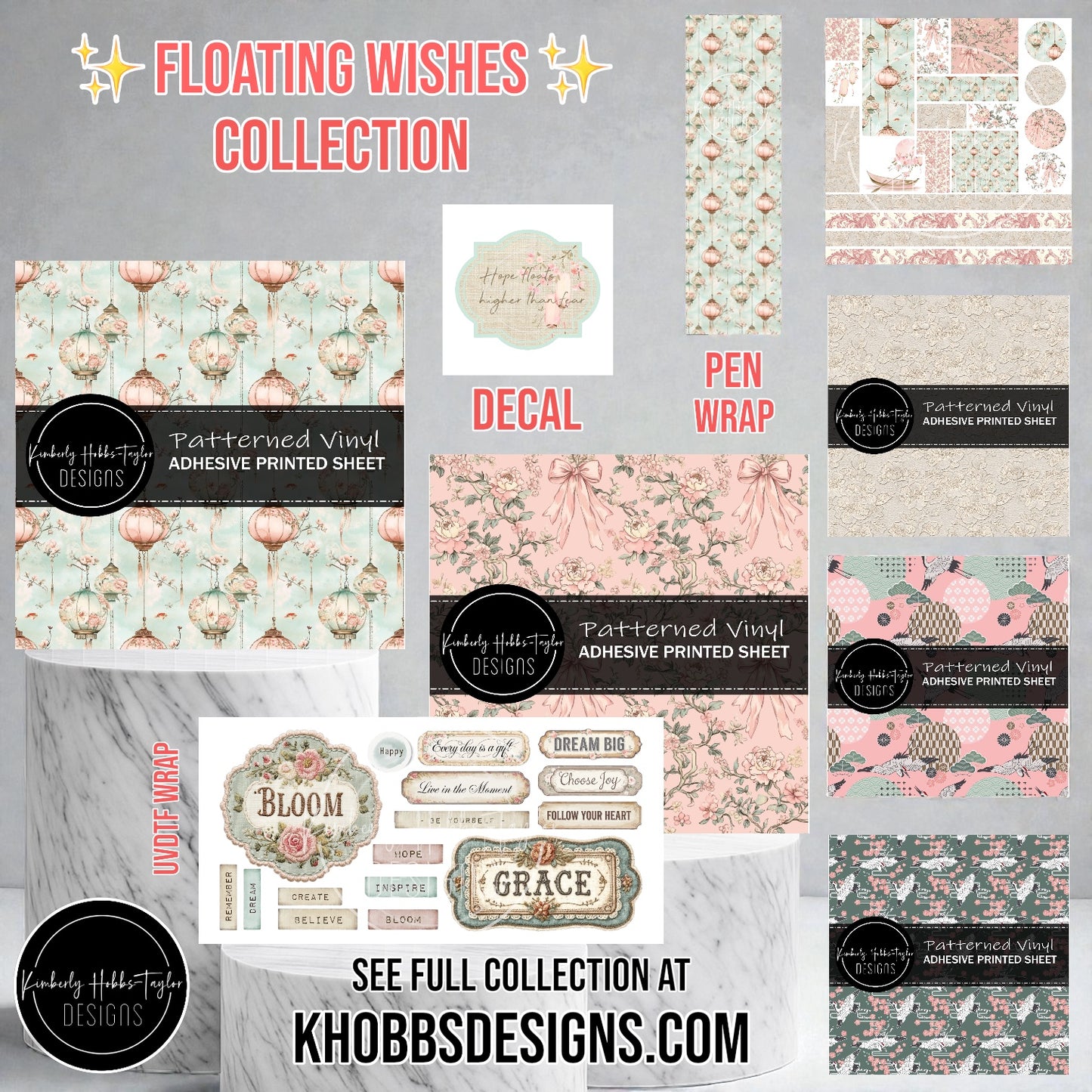 UVDTF Element Sheet - Floating Wishes