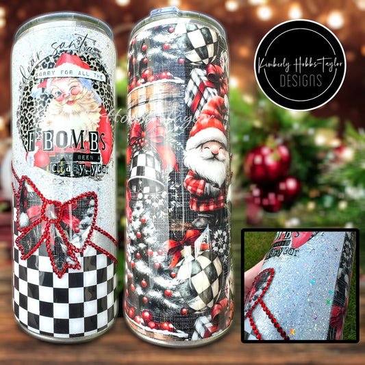 F-Bomb Santa Tumbler