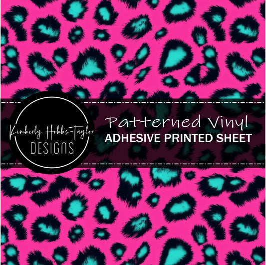 Animal Print - Neon Leopard vinyl