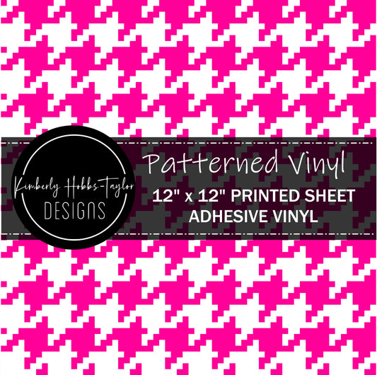 Houndstooth F vinyl