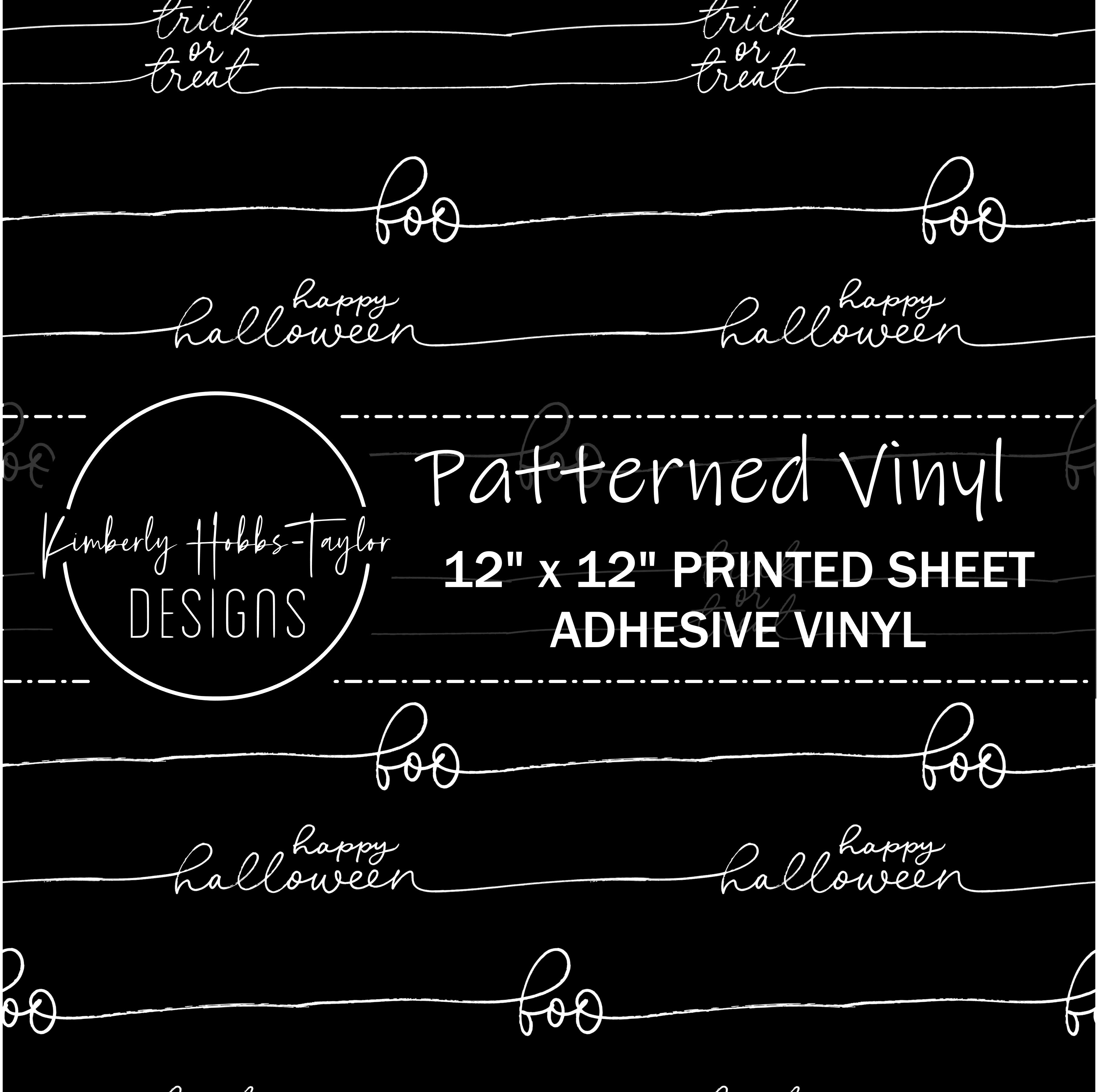 Handwritten Halloween vinyl Kimberly HobbsTaylor Designs