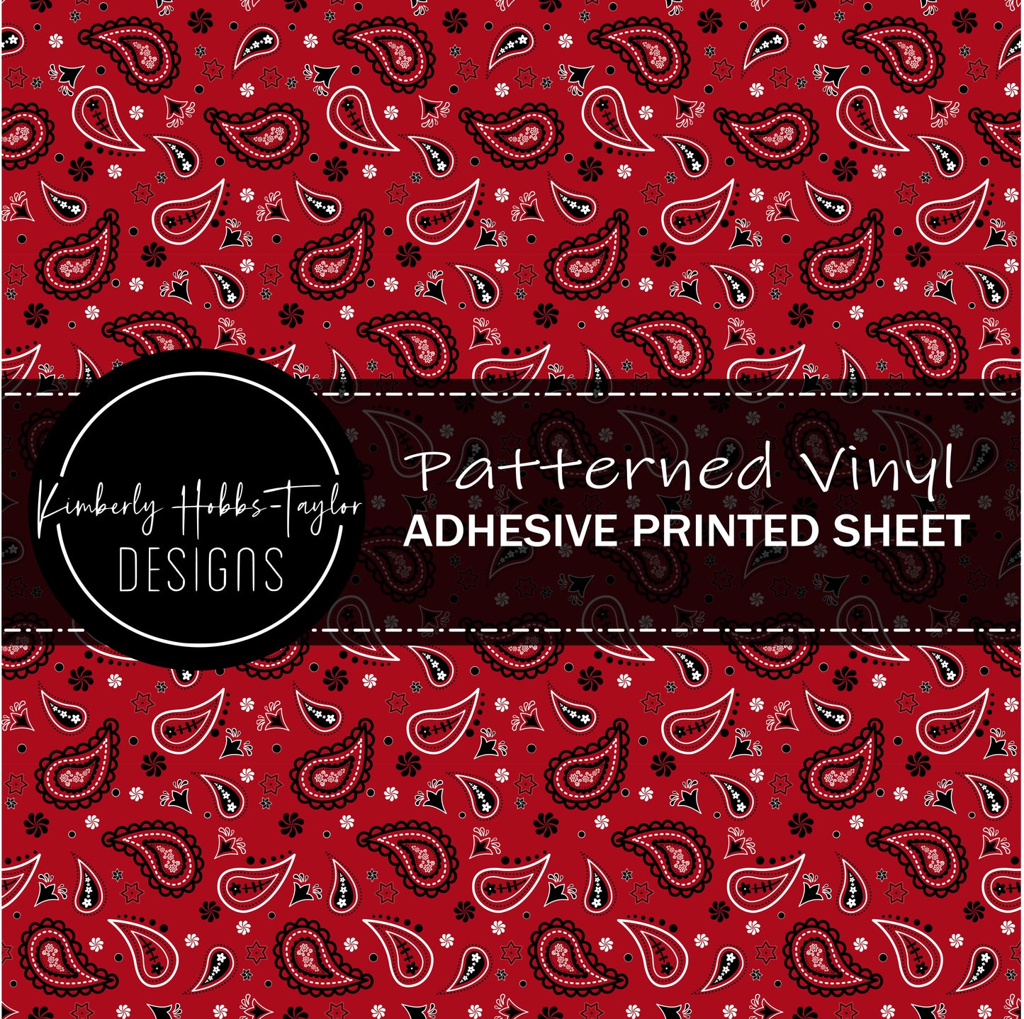 Pretty Paisley - Thick Red vinyl