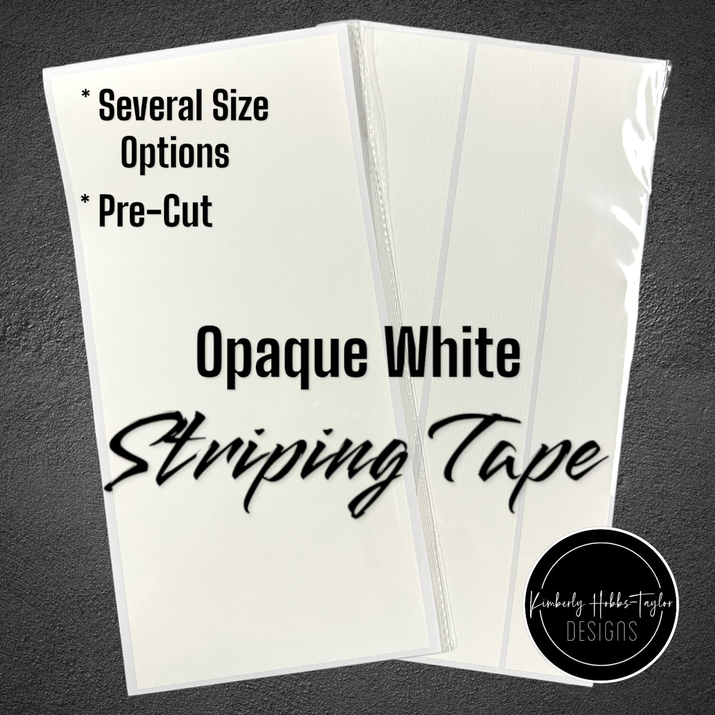 Pre-Cut White Striping Tape