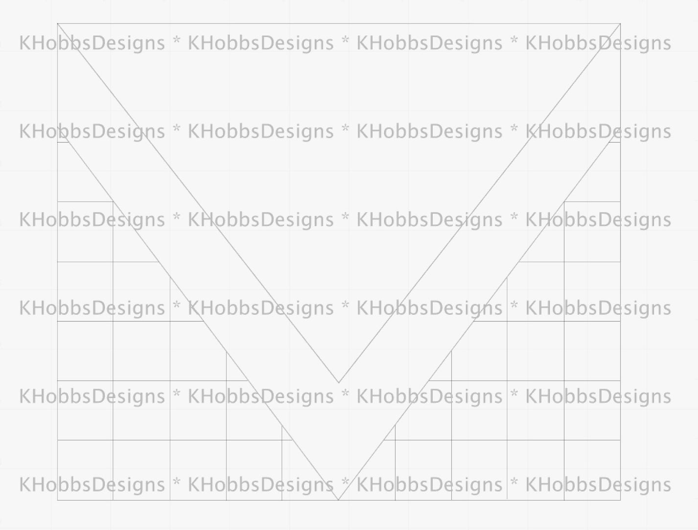 Low Plaid V-Split template for Makerflo 30oz Skinny - Digital Cut File ...