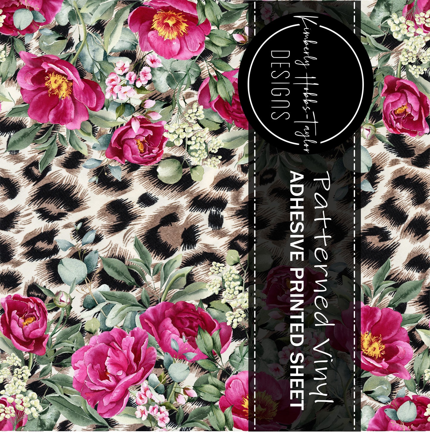 Magenta Floral and Leopard - KHobbsX Exclusive June 2025 Makers Box vinyl