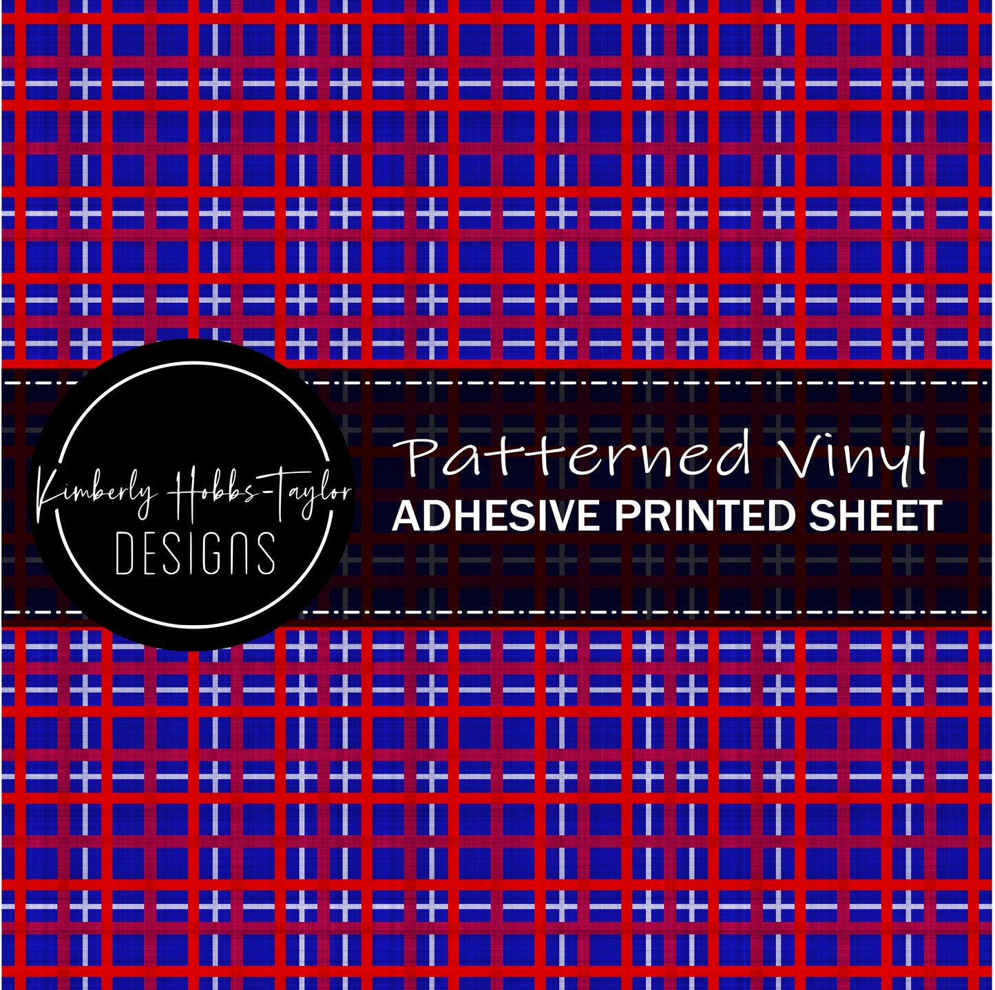 Patriotic Plaid D vinyl