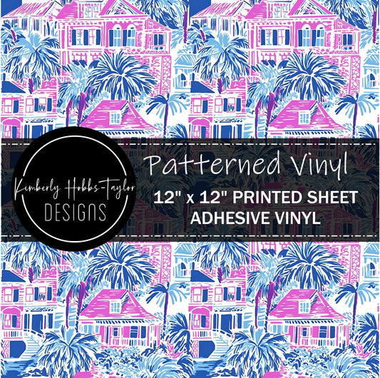 Pastel Beach Houses D vinyl