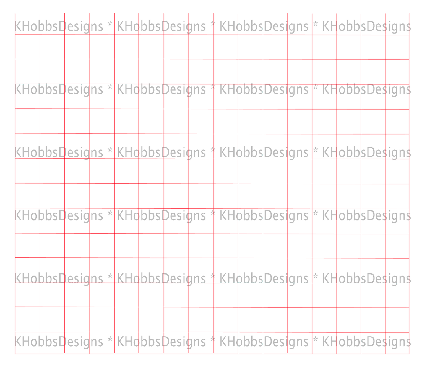 Full Plaid - Small Scale Template for Tipsy Magnolia 24 Plump - Digital Cut File Only