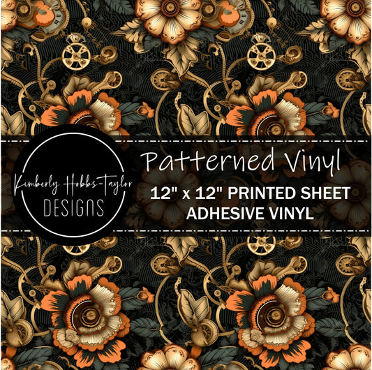 Steampunk Floral D vinyl