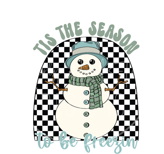 Tis the Season to be Freezin decal