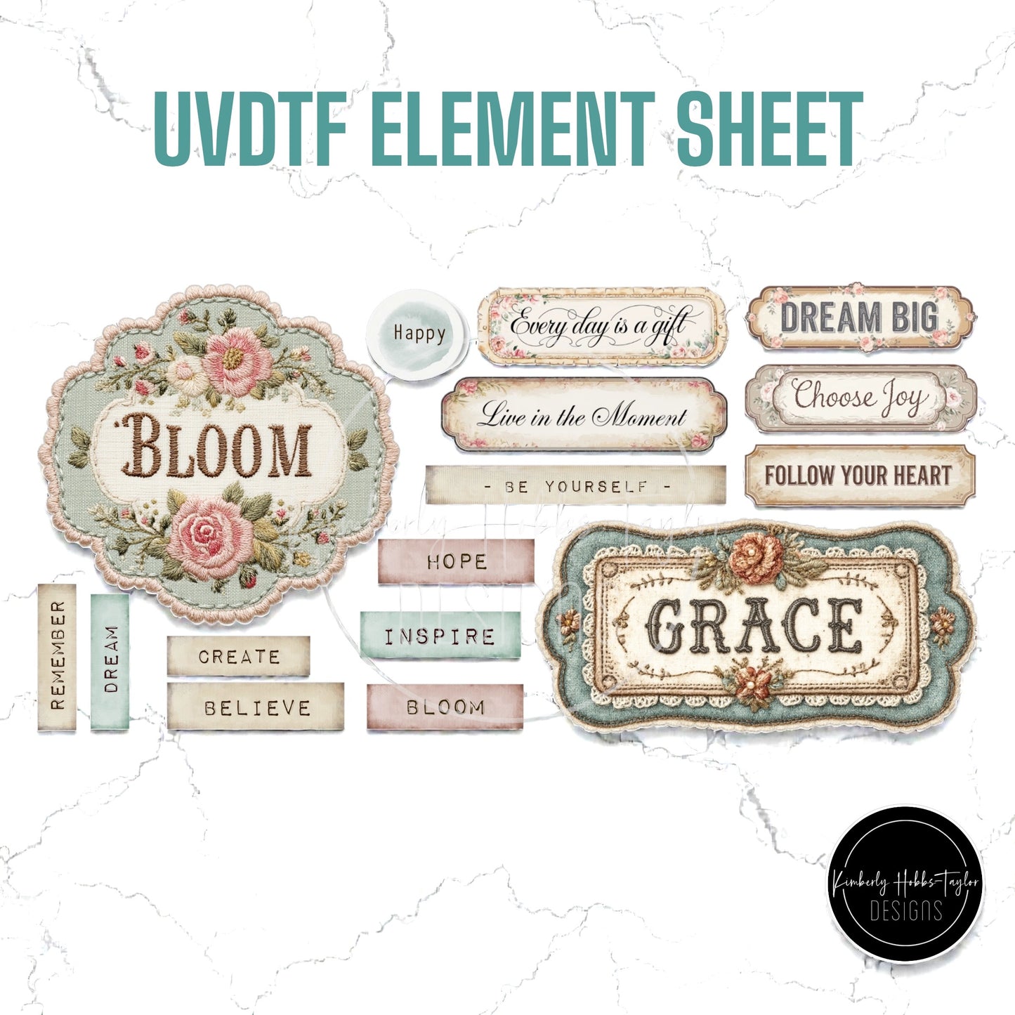 UVDTF Element Sheet - Floating Wishes