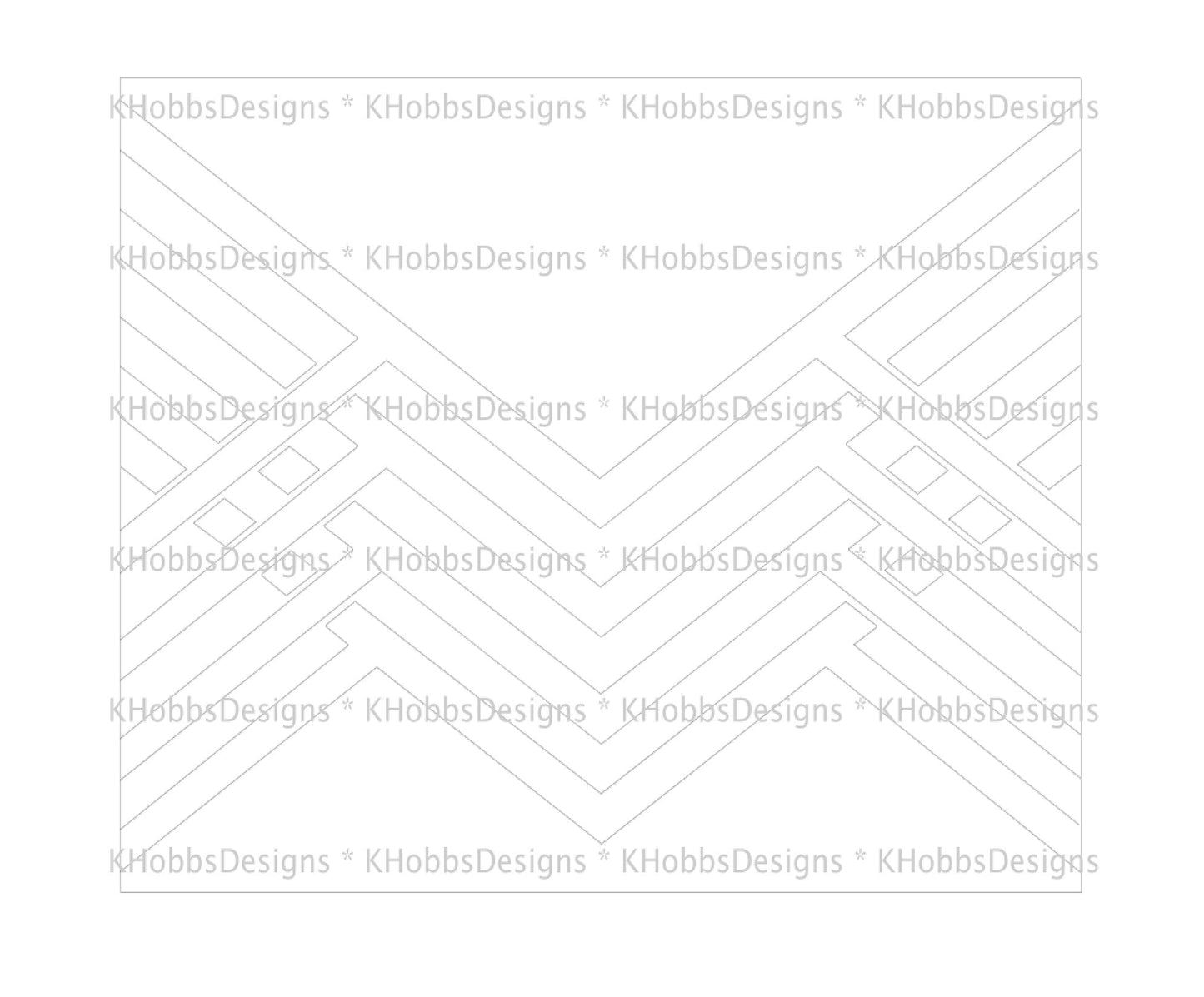 Wings Template for Craft Haven 40oz Skinny Straight - Digital Cut File Only