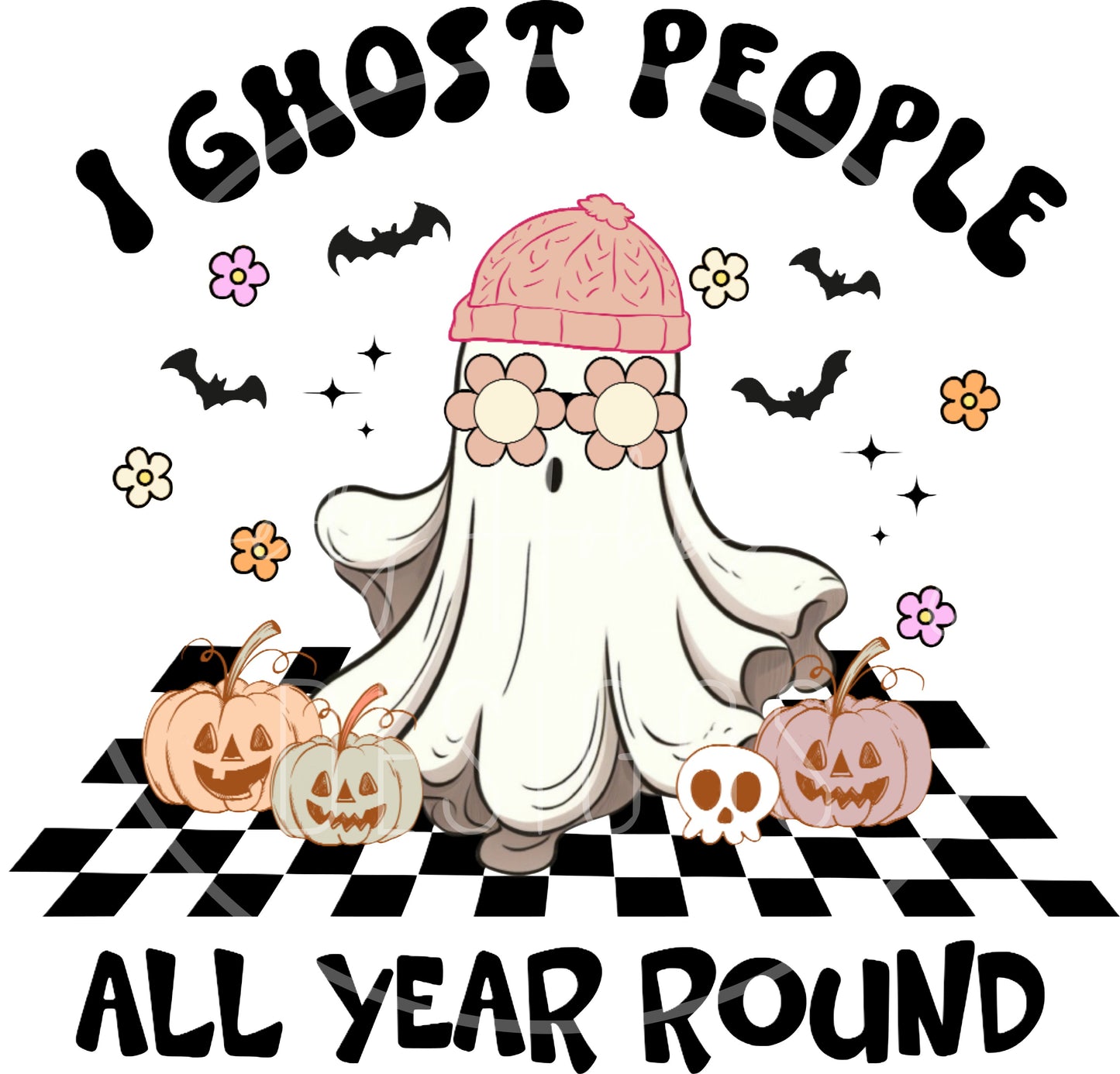 I Ghost People All Year decal